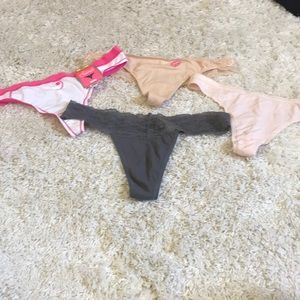 NWT Victoria Secret and Pink Thong Women’s Size M